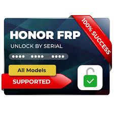 HONOR FRP REMOVAL KEY BY SN ONLY 1-45 Minutes (Auto Api)✅